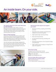 View the FedEx Capabilities for Exhibitors Document